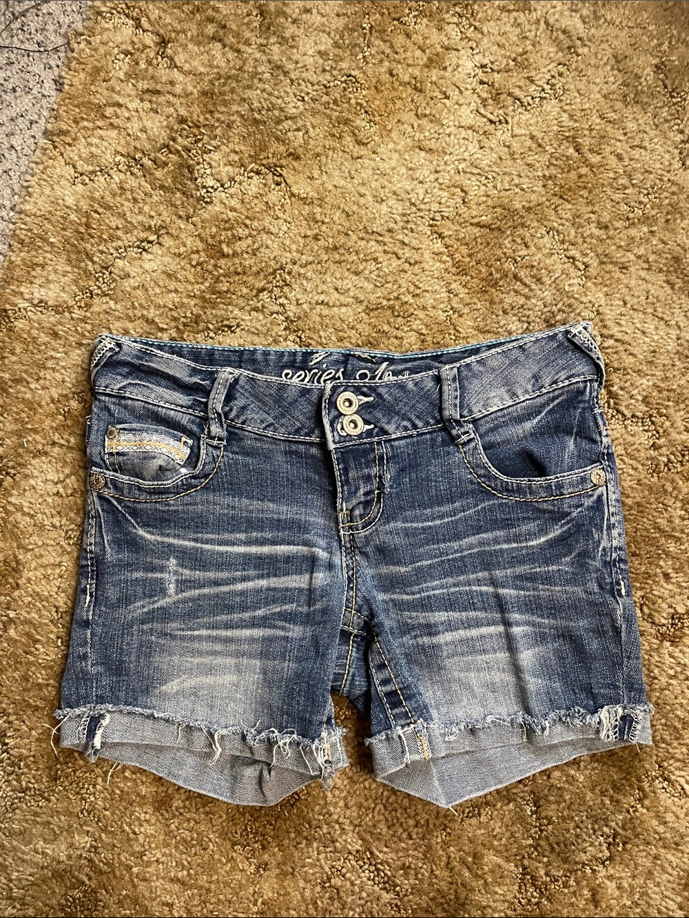 Amethyst Y2K 2000s Style Jean Shorts Size 1 Juniors